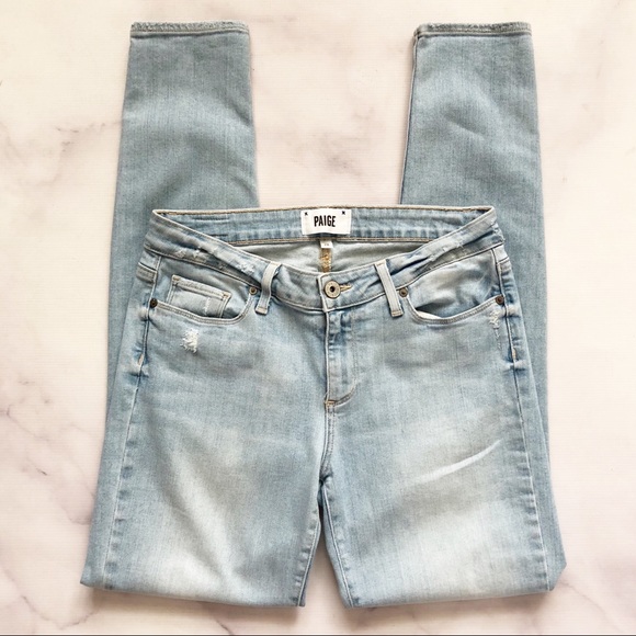 Paige | Verdugo Ultra Skinny Harriett Dest Jeans - Picture 5 of 8